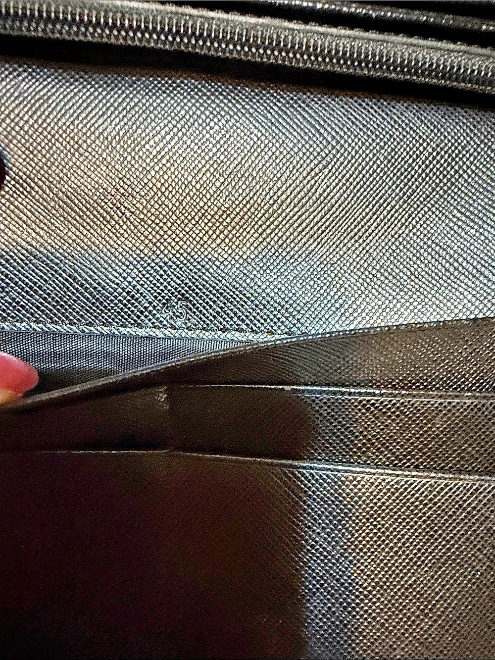 Prada Black Saffiano Leather Wallet - Picture 6 of 6